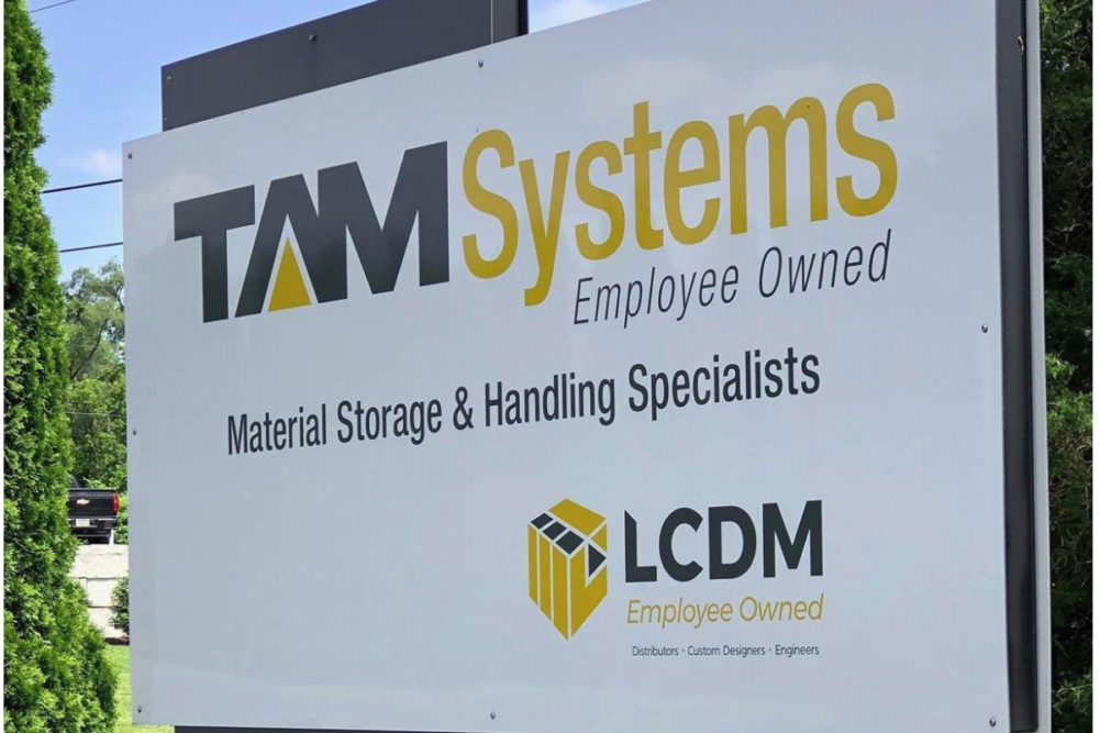 TAM Systems sign