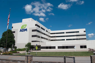 Adm facility with new logo photo cred adm e