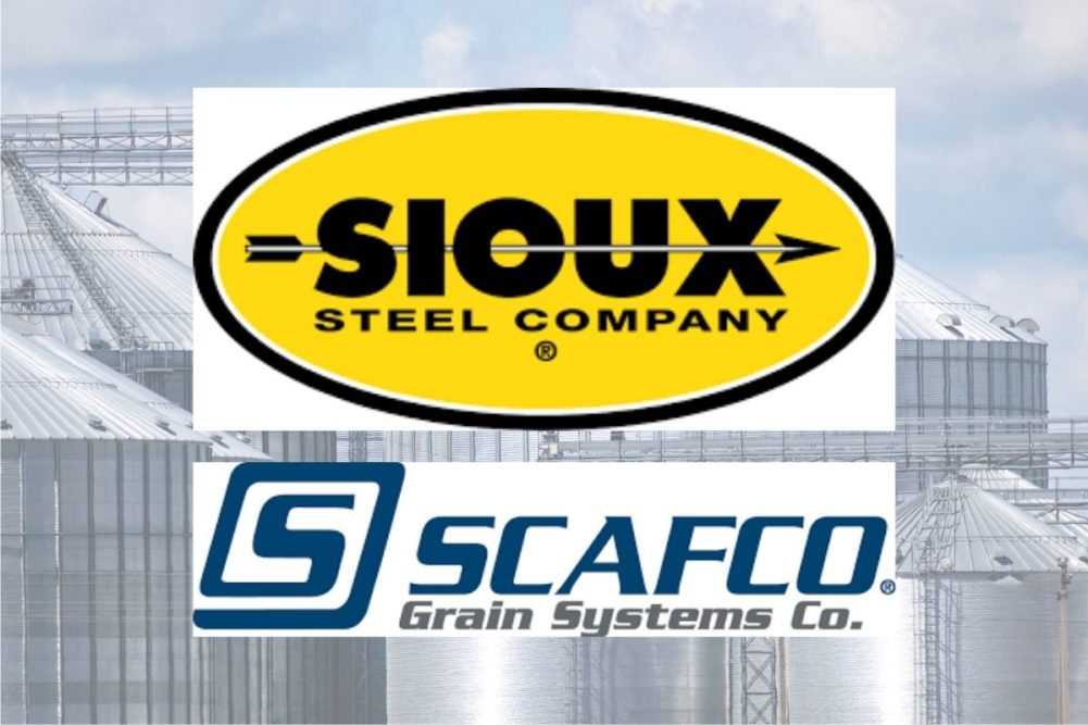 Sioux Steel SCAFCO logos