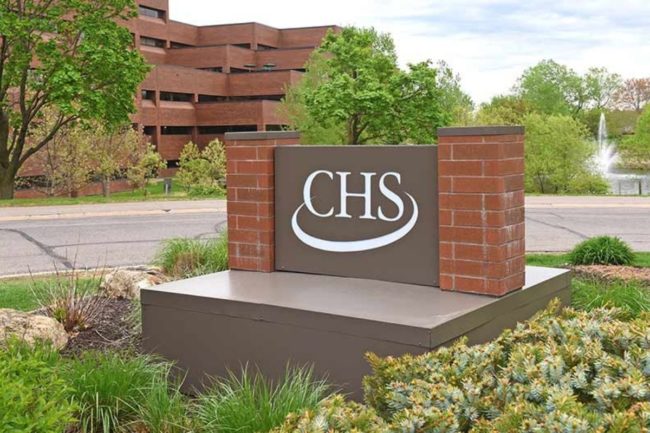 CHS headquarters sign