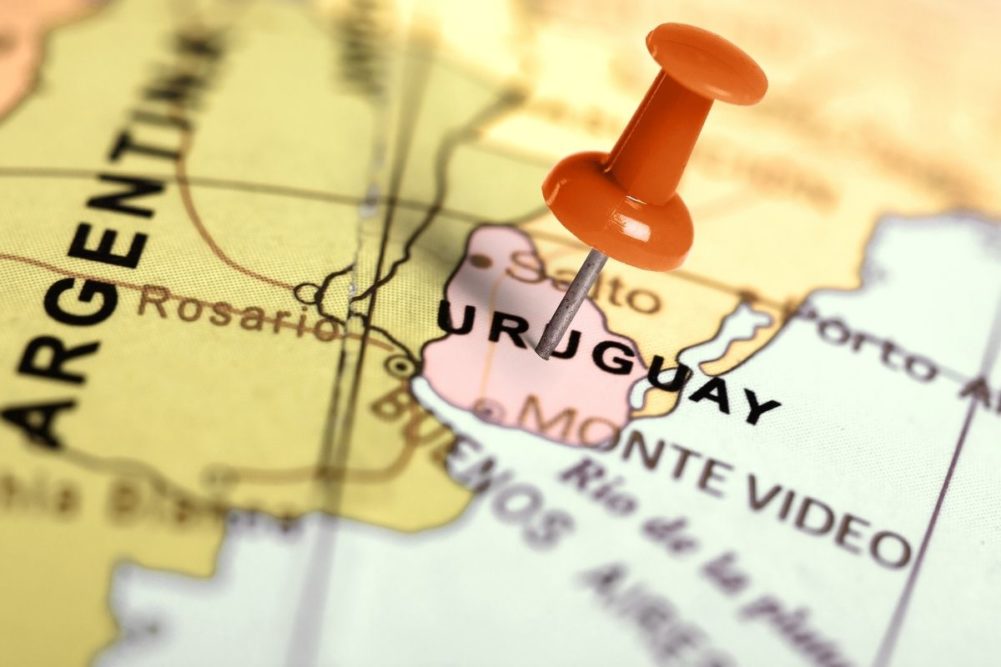 Uruguray map