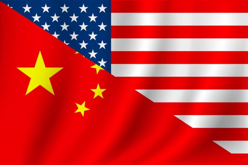 US China flag