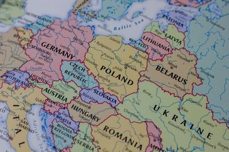 Poland ukraine europe map cr adobe stock e