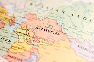 Kazakhstan map cr adobe stock e
