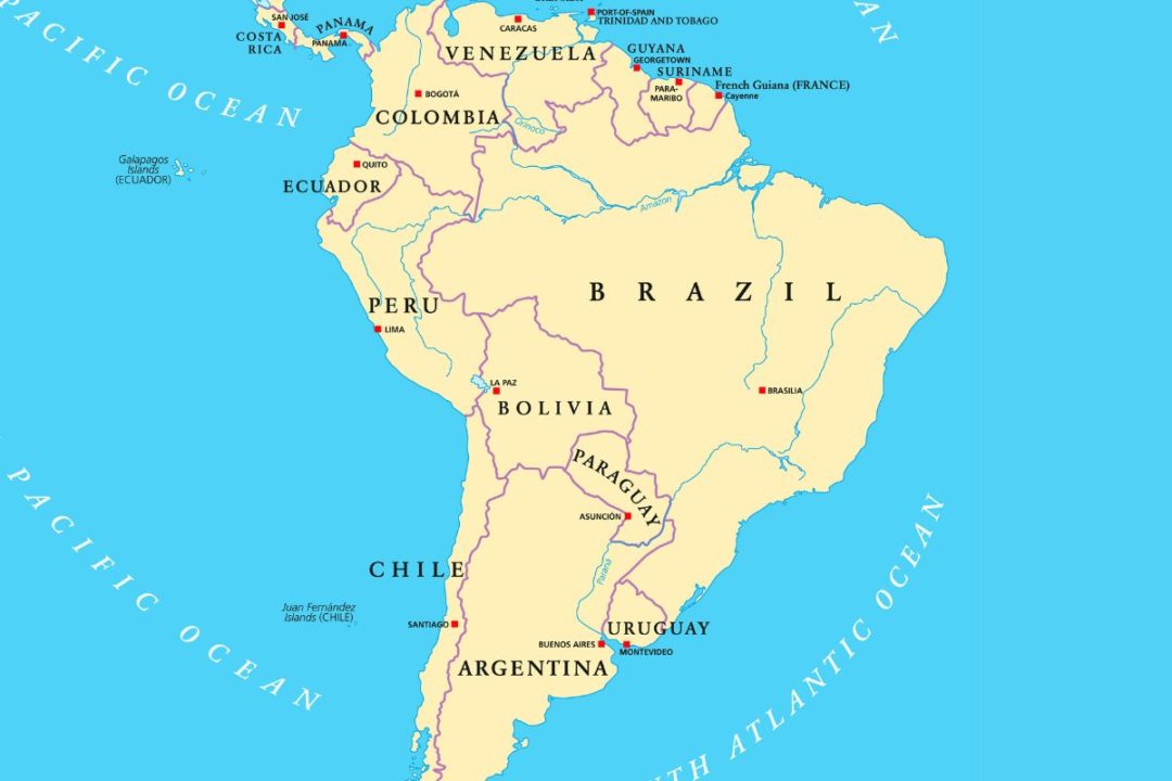 South America map2