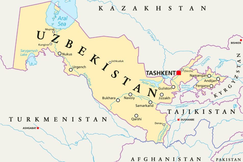 vận chuyển hàng tới Uzbekistan bằng đường hàng không