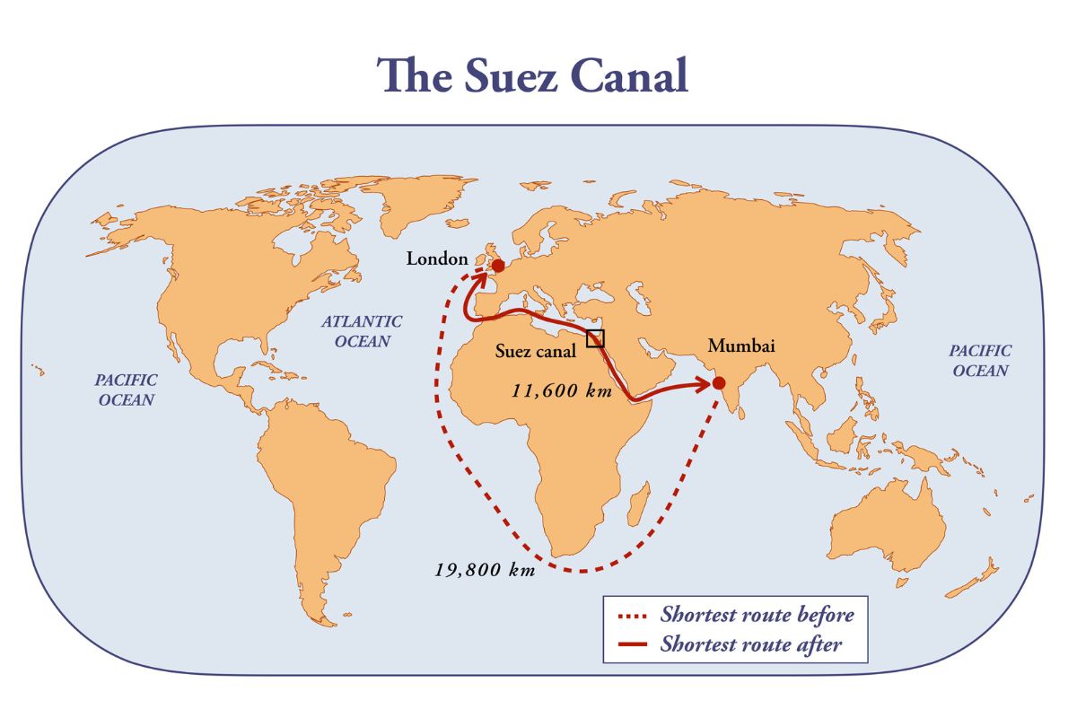 Suez Canal shipping lanes map_©DIMITRIOS - STOCK.ADOBE.COM.jpg