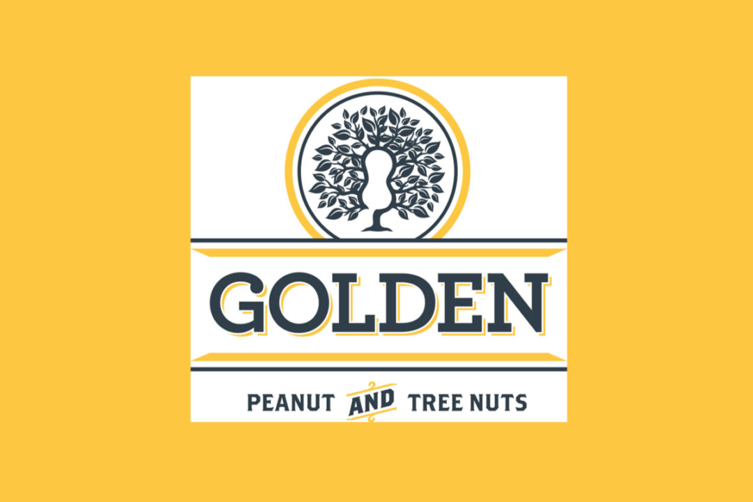 Golden peanut logo