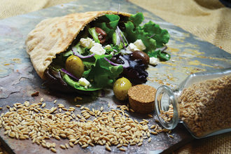 Bay state milling ancient grains and pita pocket photo cred bay state milling e