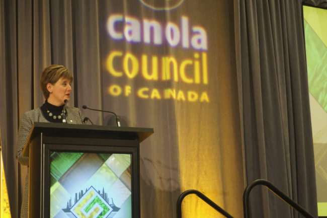 Marie-Claude Bibeau Canadian Minister of Agriculture and Agri-Food