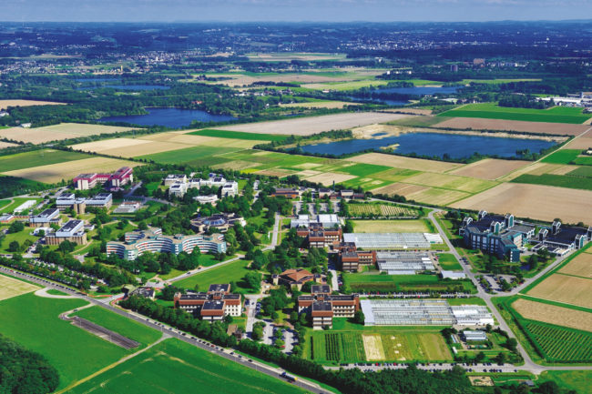 Headquarters of Bayer’s agricultural business division Crop Science in Monheim Germany