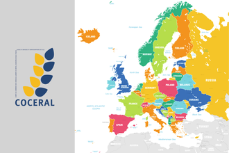 Coceral logo map of europe photo cred coceral and adobe stock e