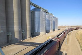 Ceres global ag northgate terminal in saskatchewan shuttle loading canola photo cred ceres